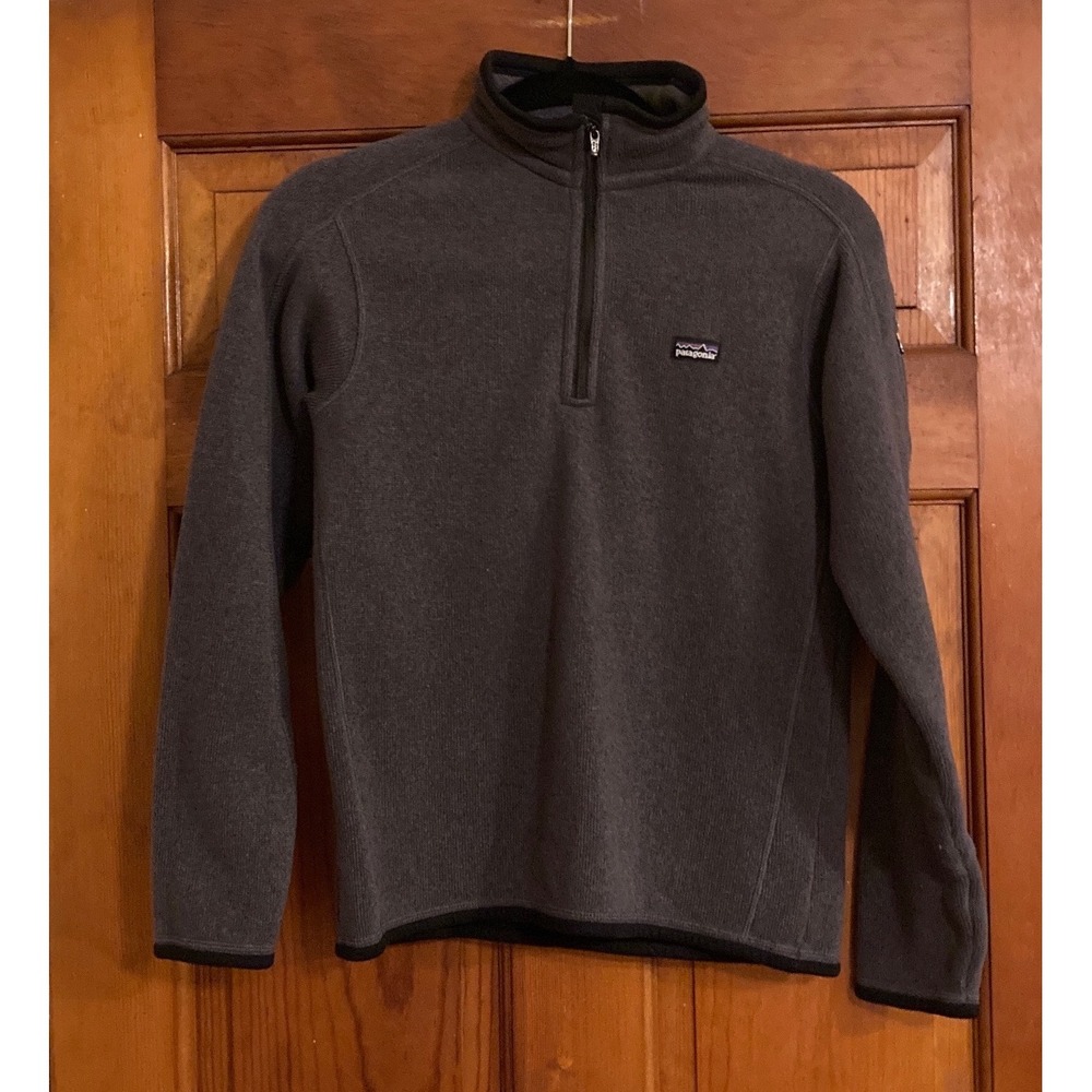 Patagonia Womens XS Grey Better Sweater 1/4 Zip Pullover Fleece Gorpcore Hiking